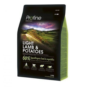 Сухий корм Profine Light для собак із зайвою вагою, з ягнятиною та картоплею, 3 кг 8595602517565 фото