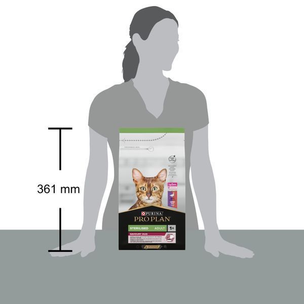 Сухий корм PRO PLAN Sterilised Adult 1+ Savoury Duo для дорослих стерилізованих котів, з качкою та печінкою, 1,5 кг 7613036732369 фото