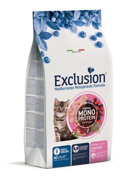 Exclusion Mediterraneo Monoprotein Formula Сухий корм з куркою для кошенят 05191 фото