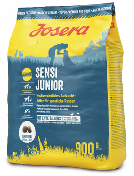 Сухий корм для цуценят з чутливим травленнямJosera SensiJunior з птицею 0,9 кг 50006120 фото