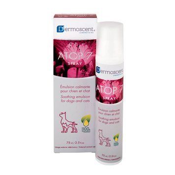Dermoscent ATOP 7 Spray заспокійливий спрей без стероїдів при алергії та атопії у котів і собак, 75 мл 24901 фото