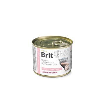 Brit VetDiets Cat Hypoallergenic консерви для котів з харчовою алергією 200г 8595602549825 фото