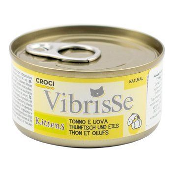 Вологий корм Vibrisse для кошенят, тунець з яйцем C1018750 фото