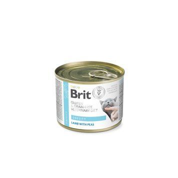 Brit VetDiets Cat Obesity консерви для зниження зайвої ваги у котів, 200г 8595602549849 фото