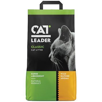 Cat Leader Classic Wild Nature КЕТ ЛІДЕР КЛАСІК АРОМАТ ДИКОЇ ПРИРОДИ суперпоглинальний наповнювач у котячий туалет 801328 фото