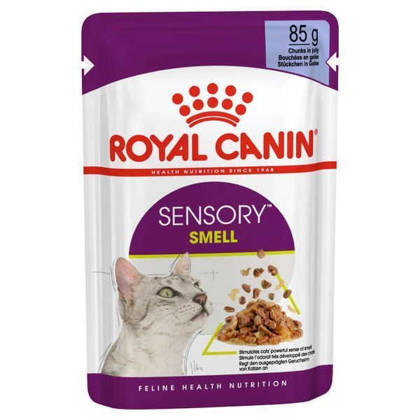 Роял Канін (ROYAL CANIN SENSORY SMELL JELLY) Вологий корм для дорослих котів, що стимулює нюхові рецептори 85г 15270010 фото