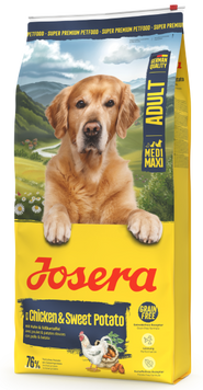 Сухий беззерновой корм для активних дорослих собак Josera Nature Energetic з куркою та бататом 0,9 кг 121858 фото