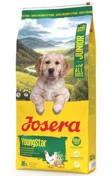 Сухий беззерновий корм для цуценят Josera YoungStar Формула з птицею і картоплею 0,9 кг 121814 фото