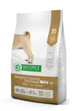 Nature's Protection Weight Control Sterilised Adult All Breeds Сухий корм для дорослих собак схильних до повноти, після стерилізації, 4 кг NPS45660 фото