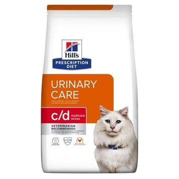 Hill&rsquo;s PRESCRIPTION DIET c/d Stress Сухий корм для котів для догляду за сечовидільною системою при дії стресових факторів, з куркою, 0,4 кг 605981 фото