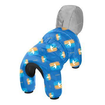 Комбінезон для собак WAUDOG Clothes малюнок "Прапор", XS22, В 29-31 см, С 19-21 см 5422-0229 фото