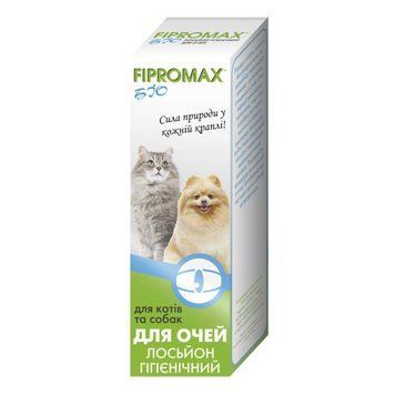 Лосьйон-спрей FIPROMAX БІО д/очей гігієнічні ,для котів і собак 30мл НФ-00002585  (FB-030) фото
