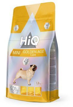 HiQ Mini Golden Age Сare Сухий корм для зрілих собак від 7 років малих порід, 1,8 кг HIQ45898 фото