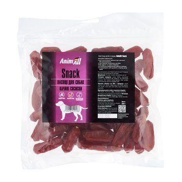 Ласощі AnimAll Snack качині сосиски для собак, 500 г 151744 фото