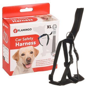 Flamingo Car Safety Harness ФЛАМІНГО СЕФТІ ХАРНЕСС шлея в автомобіль для собак 508083 фото