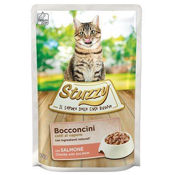 Stuzzy Cat Salmon ШТУЗІ ЛОСОСЬ в соусі консерви для котів, вологий корм, пауч 85г 1043006 фото