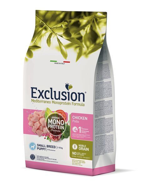 Exclusion Mediterraneo Monoprotein Formula Сухий корм з куркою для цуценят дрібних порід 05541 фото
