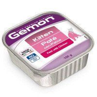 Вологий корм Gemon Cat Kitten для кошенят, паштет з куркою 70300803 фото