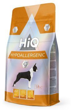 HiQ Hypoallergenic Сухий корм для дорослих собак всіх порід з чутливим травленням, 1,8 кг HIQ45900 фото