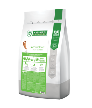 Nature's Protection Active Sport Adult All Breeds Сухий корм для дорослих спортивних, мисливських та службових собак, 12 кг NPS45744 фото