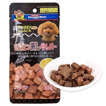DoggyMan Steamed Beef Liver Bits ДОГГИМЕН ЯЛОВИЧА ПЕЧІНКА НА ПАРІ ласощі для собак Z0259 фото