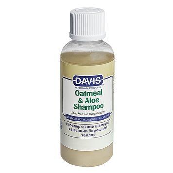 Davis Oatmeal & Aloe Shampoo ДЕВІС ВІВСЯНЕ БОРОШНО З АЛОЕ гіпоалергенний шампунь для собак і котів, концентрат OASR50 фото