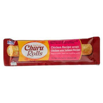 Ласощі для собак INABA "Churu Rolls" палички з куркою та лососем EUD732-1 фото