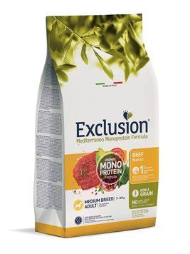 Exclusion Mediterraneo Monoprotein Formula Сухий корм з яловичиною для дорослих собак середніх порід 05173 фото