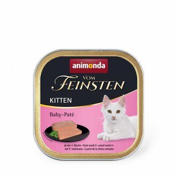 Вологий корм Animonda Vom Feinsten Kitten Baby-Pat&eacute; для кошенят, 100 г 4017721832076 фото