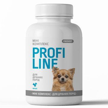 Вітаміни Provet Profiline для собак, Міні Комплекс для дрібних порід, 100 таб. 4823082431687 фото