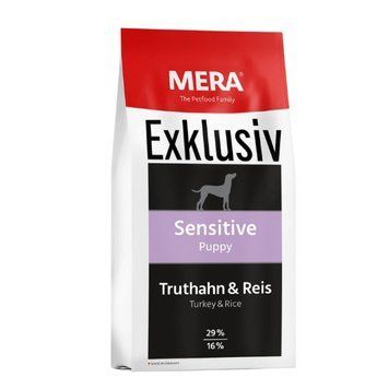 MERA EXCLUSIV sensitive Puppy корм для цуценят усіх порід із чутливим травленням або схильністю до аллергії, з індичкою та рисом, 15 кг 072355 фото