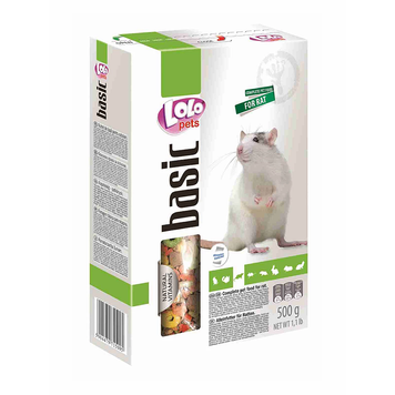 Повнораційний корм Lolo Pets Foody For Rat для декоративних щурів LO-71500                  фото