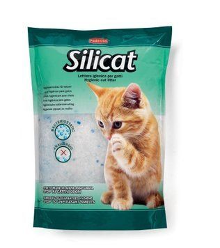 Наповнювач для котячого туалету Padovan Silicat силікагелевий поглинаючий 16л/6.8кг (PP00357) PP00357 фото