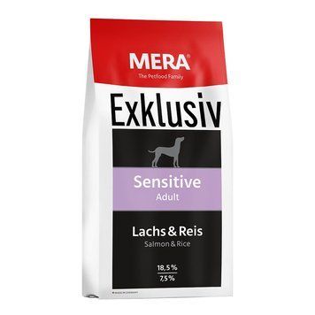 MERA EXCLUSIV sensitive Adult Lachs-Reis корм для чутлив. собак з лососем та рисом 15 кг 072555 фото