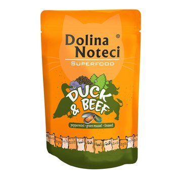 Пауч Dolina Noteci Superfood для котів з качкою і яловичиною 85г DN 85 (760) фото