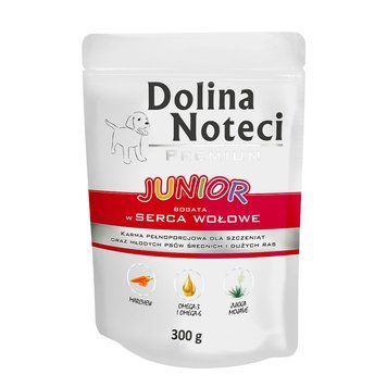 Пауч Dolina Noteci Premium для цуценят з яловичим сердцем, 300 гр DN 300 (172) фото