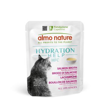 Almo Nature HFC Cat Hydration Help, пауч, 50 г (бульйон з лосося і філе лосося) 5892 фото