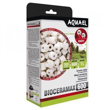 Наповнювач для фільтра Aquael BioCeraMax 600, керамічні кільця, 1 л 5905546053952 фото