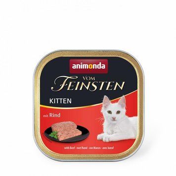 Вологий корм Animonda Vom Feinsten для кошенят, з яловичиною, 100 г 4017721832205 фото