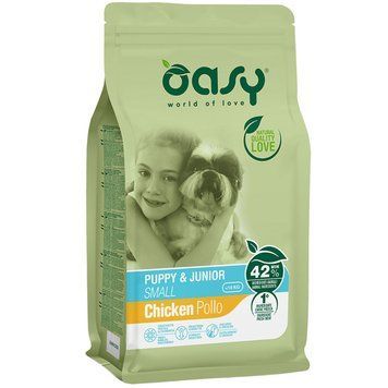 Сухий корм Oasy Lifestage Puppy & Junior Small з куркою для цуценят малих порід 8053017348780 фото