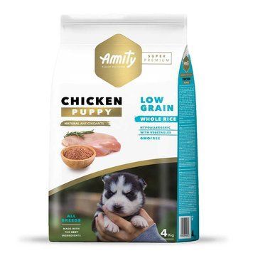 AMITY Super Premium Puppy, для цуценят усіх порід, з куркою 4 kg 610  PUP  4 KG фото