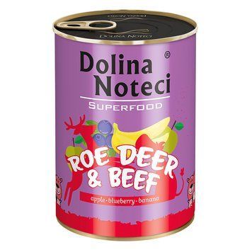 Консерва Dolina Noteci Superfood для cобак з коcулею та яловичиною,400 гр DN 400 (589) фото