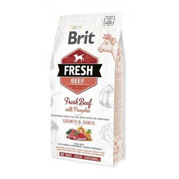 Сухий корм Brit Fresh для цуценят та молодих собак великих порід, з яловичиною та гарбузом, 2,5 кг 8595602530762 фото