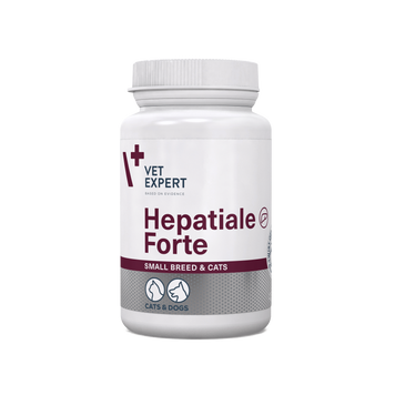 Vet Expert Hepatiale Forte Small Breed&cats Нутрицевтична добавка для підтримання та захисту функцій печінки у котів і собак малих порід, 30 капс. 58884 фото