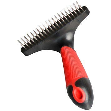 Flamingo Undercoat Rake Single Row Short ФЛАМІНГО ГРАБЛІ ОДНОРЯДНІ гребінець для собак, короткі зубці 1030315 фото