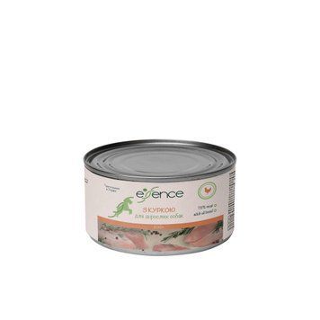 Вологий корм Essence для дорослих собак, з куркою, 200 г 4820261920321 фото