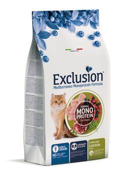 Exclusion Mediterraneo Monoprotein Formula Сухий корм з куркою для стерилізованих котів 06062 фото