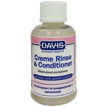 Davis Creme Rinse & Conditioner ДЕВІС КРЕМ РІНЗ ополіскувач та кондиціонер з колагеном для собак і котів, концентрат CRR50 фото