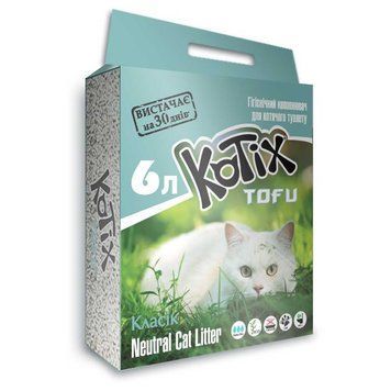 Наповнювач KOTIX TOFU Classic, 6L TOFU Classic фото