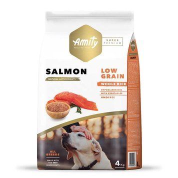 AMITY Super Premium Salmon, сухий корм для дорослих собак, з лососем 4 kg 597 SALMON  4 KG фото